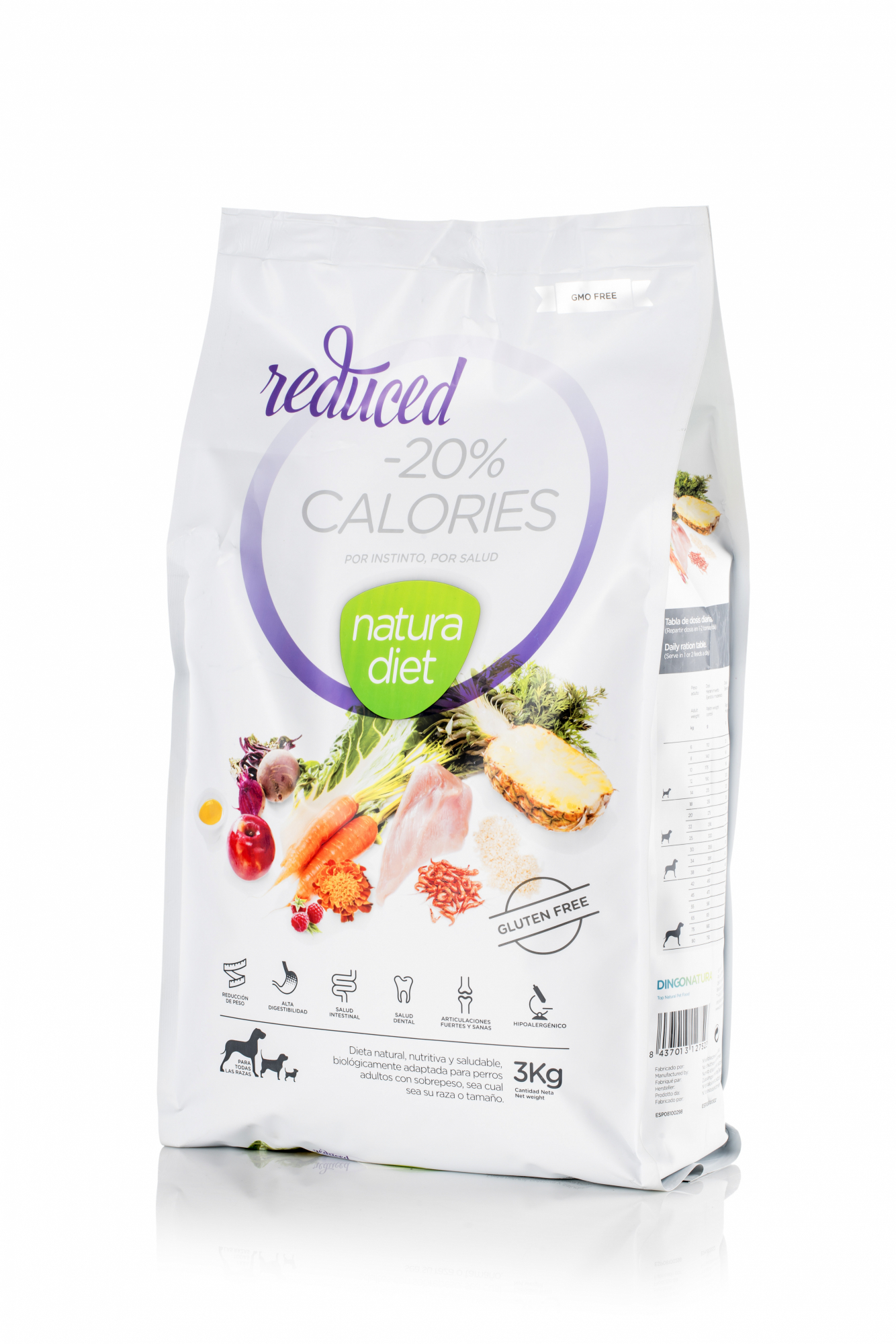 NATURA DIET Reduced -20% calorie pe Cane in sovrappeso