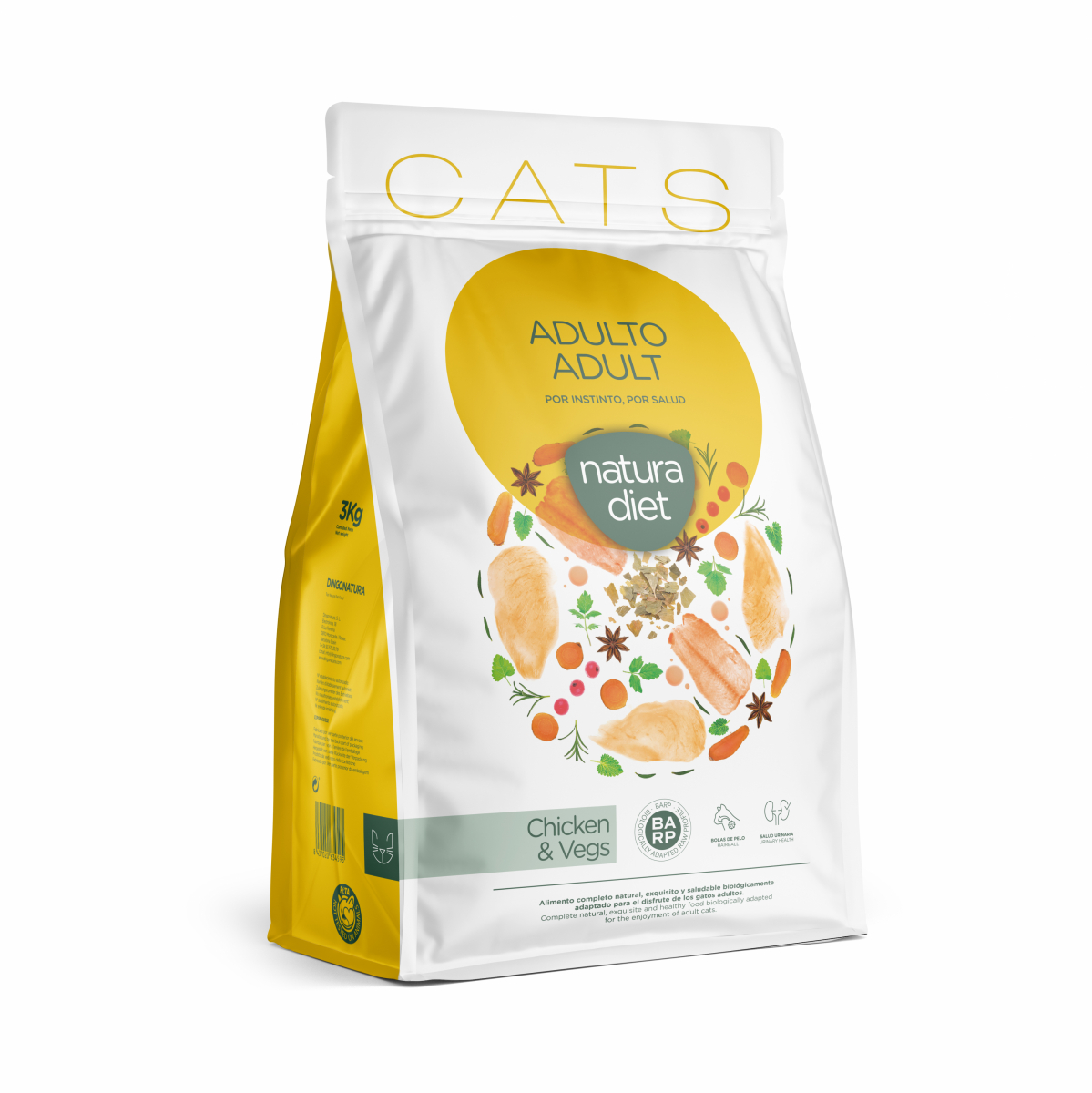 NATURA DIET CATS Chicken pour Chat Adulte