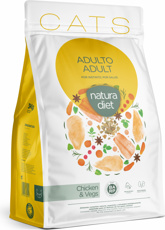 NATURA DIET CATS Chicken pour Chat Adulte