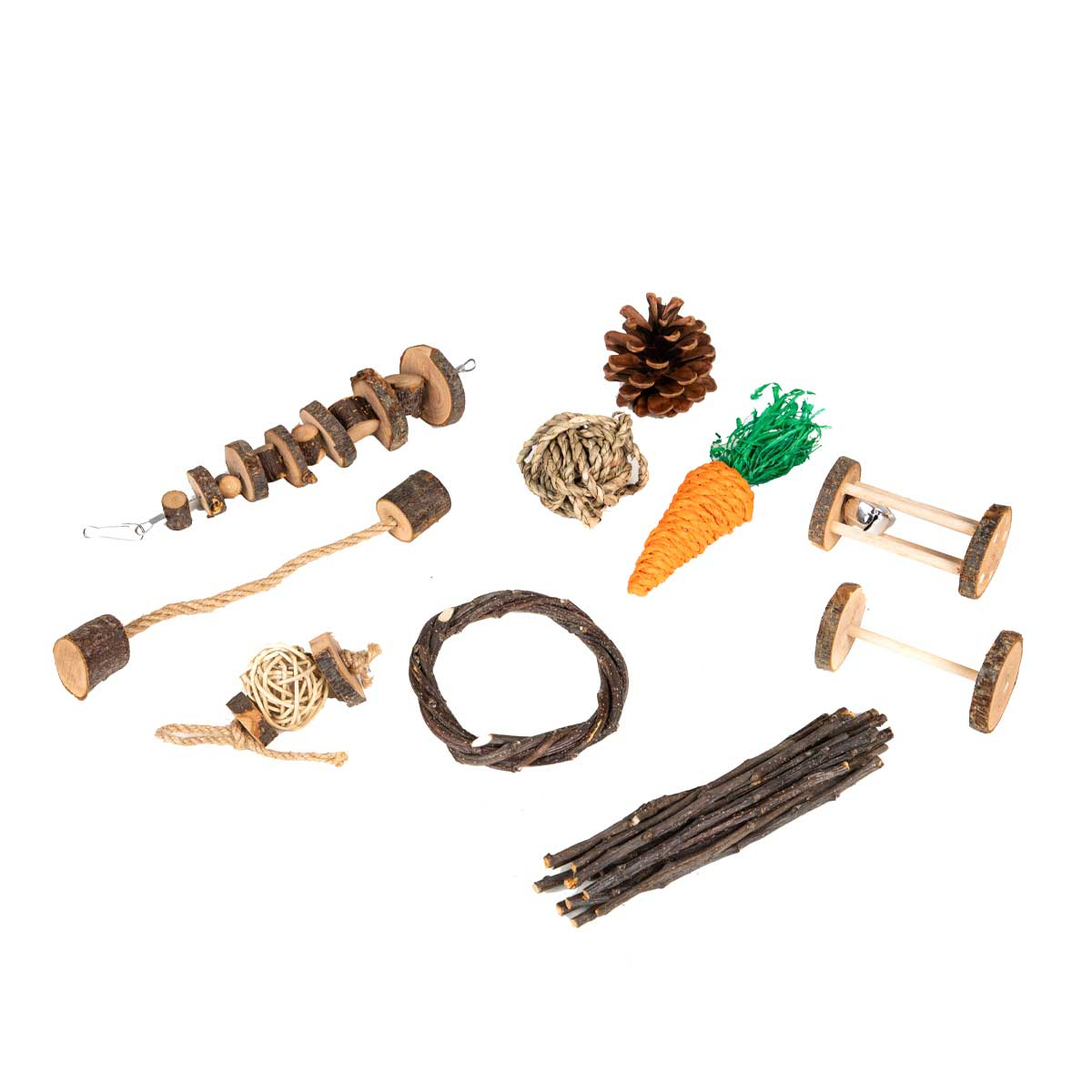 Set di giocattoli per roditori Zolia Croc'wood