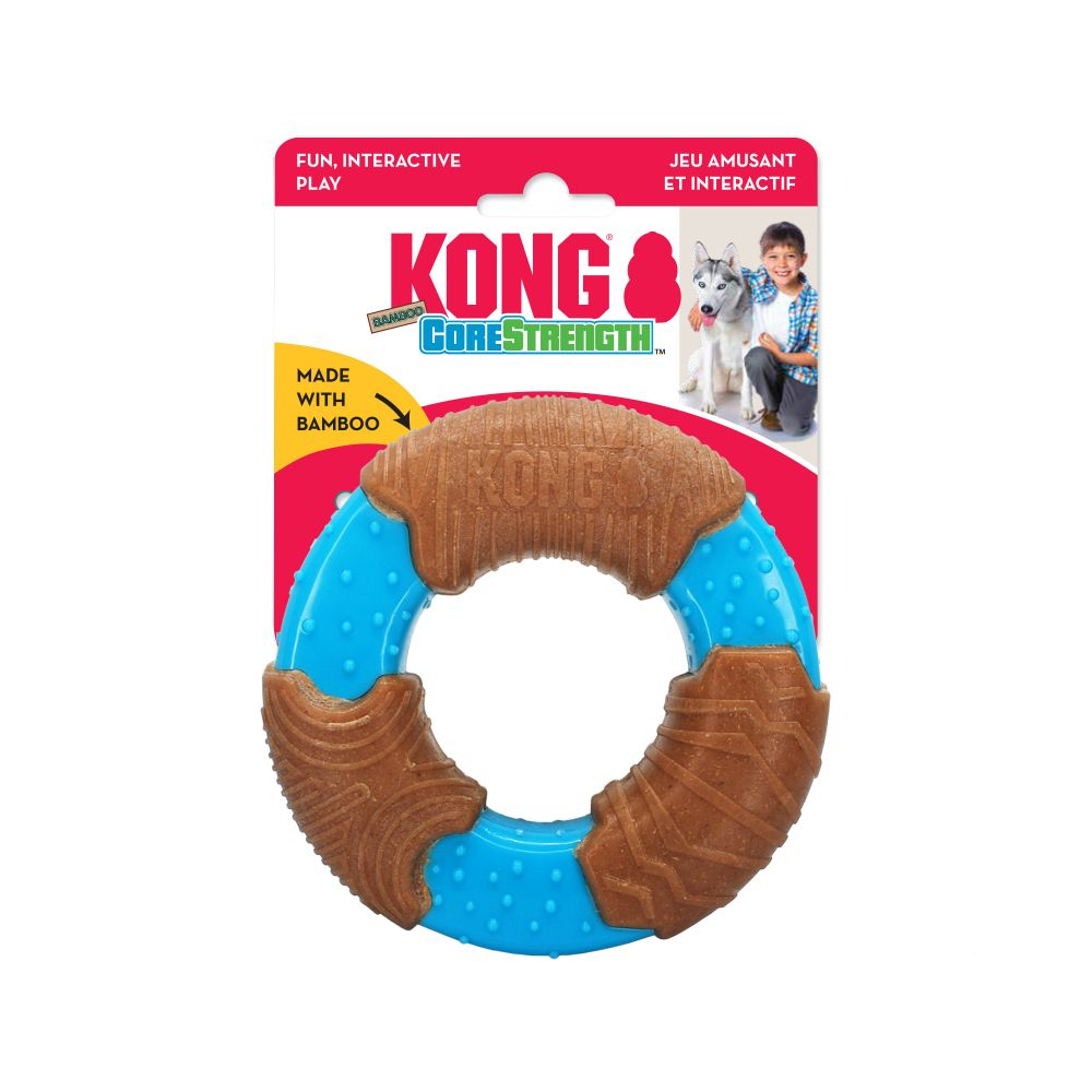KONG Jouet pour chien Corestrenght Bamboo Ring