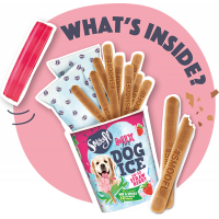 Smoofl Mix für Eiscreme für erwachsene Hunde - Erdbeer