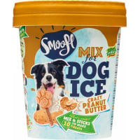 Smoofl Mélange pour glace pour chien adulte - Beurre d'arachide