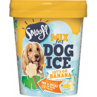 Smoofl Mélange pour glace pour chien adulte - Banane