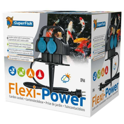 Multi-toma para estanque Flexi-Power Superfish