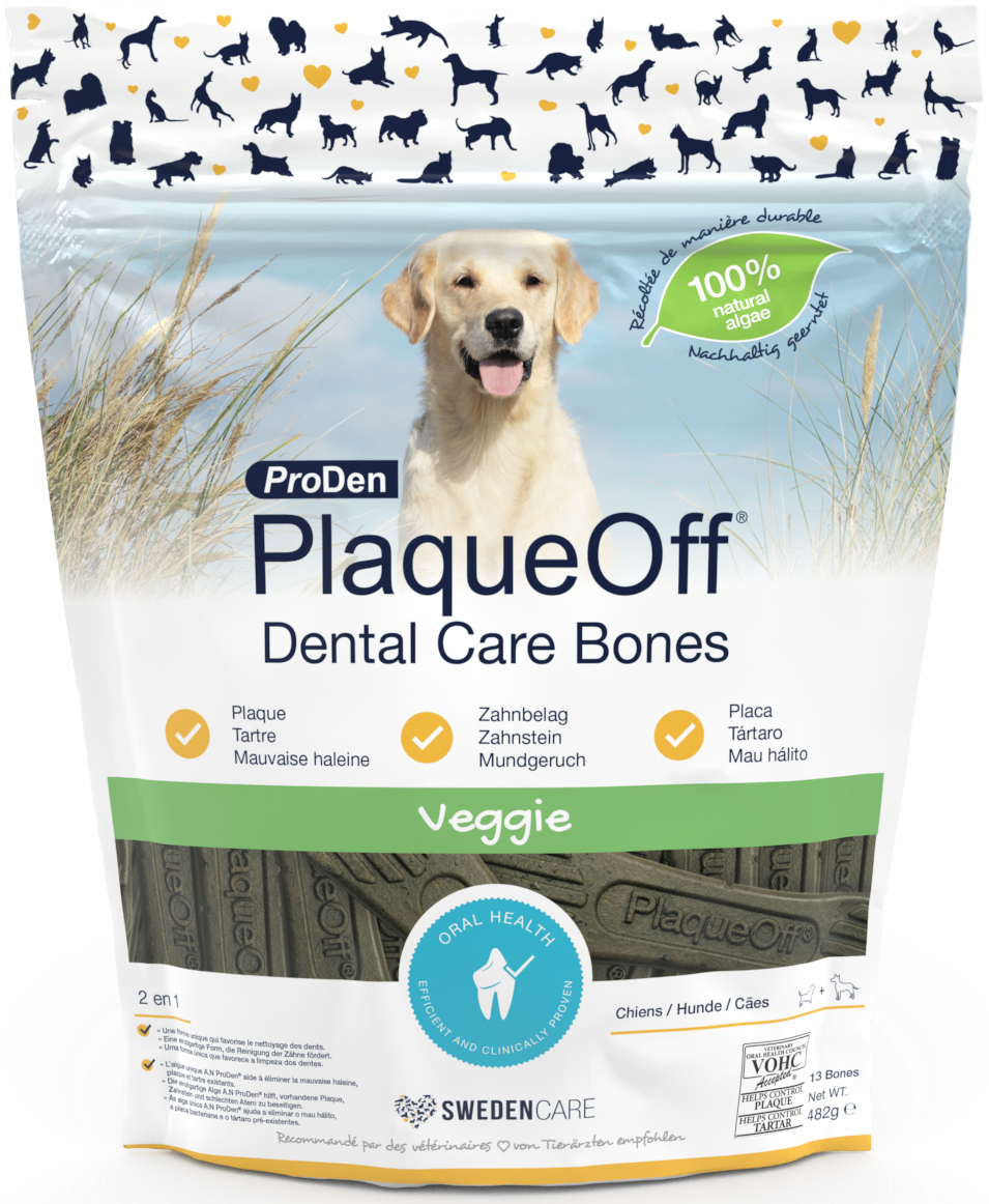 PlaqueOff ProDen Dental Bones Veggie para perros