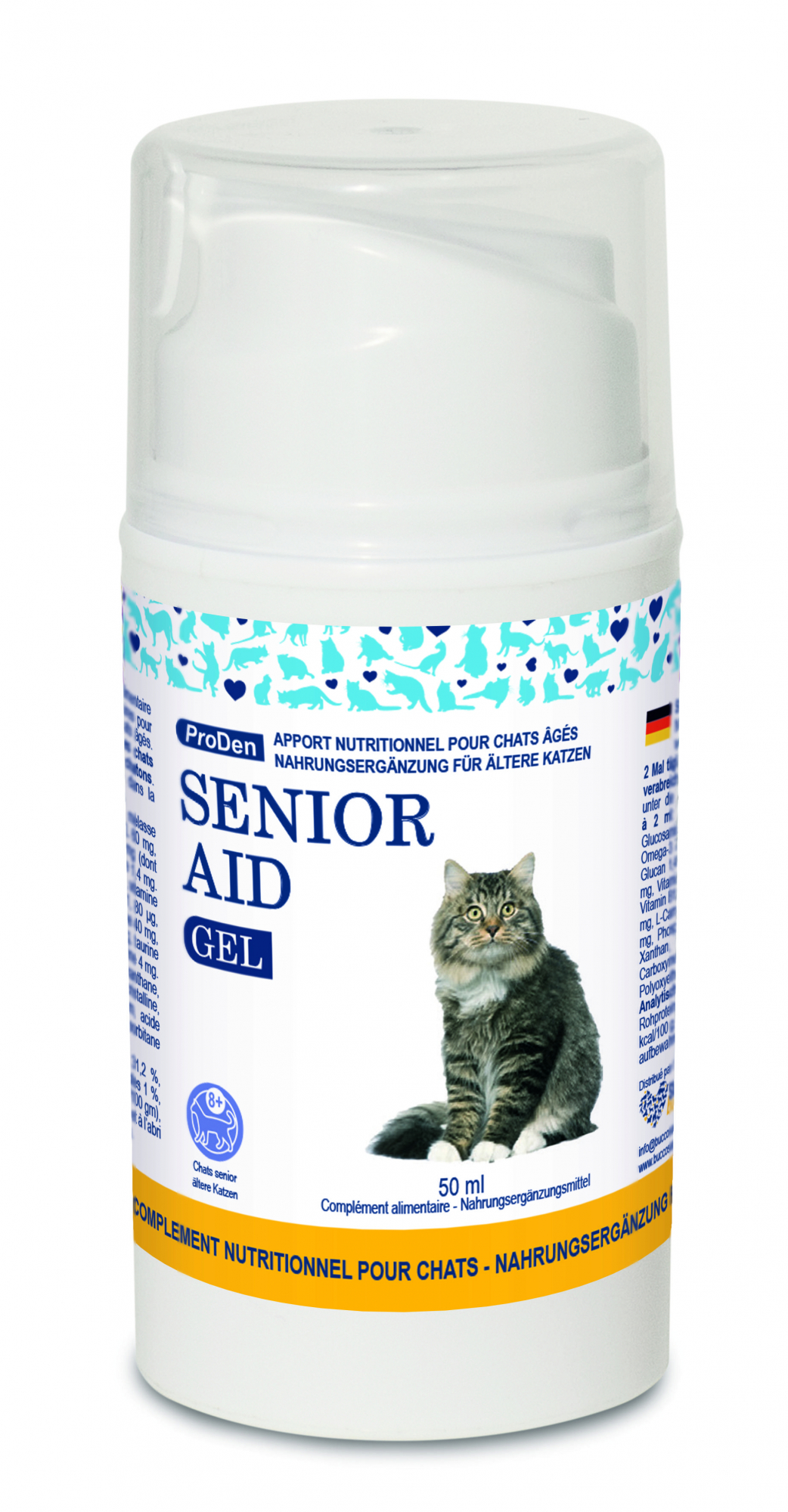 PRODEN NUTRISCIENCE SeniorAid Gel suplemento para gatos mayores