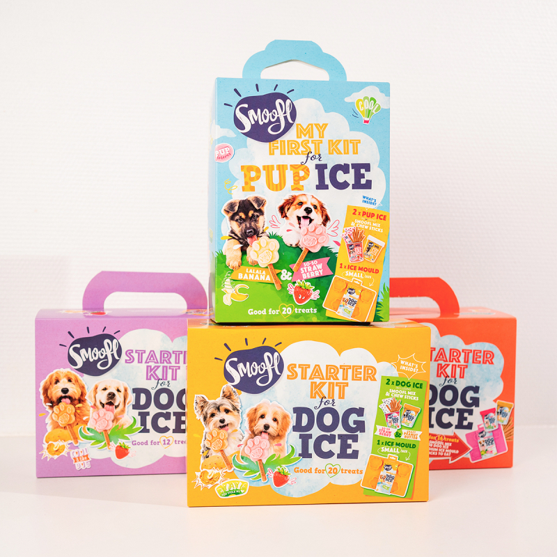 Smoofl Starter Kit Eis für Hunde - Small