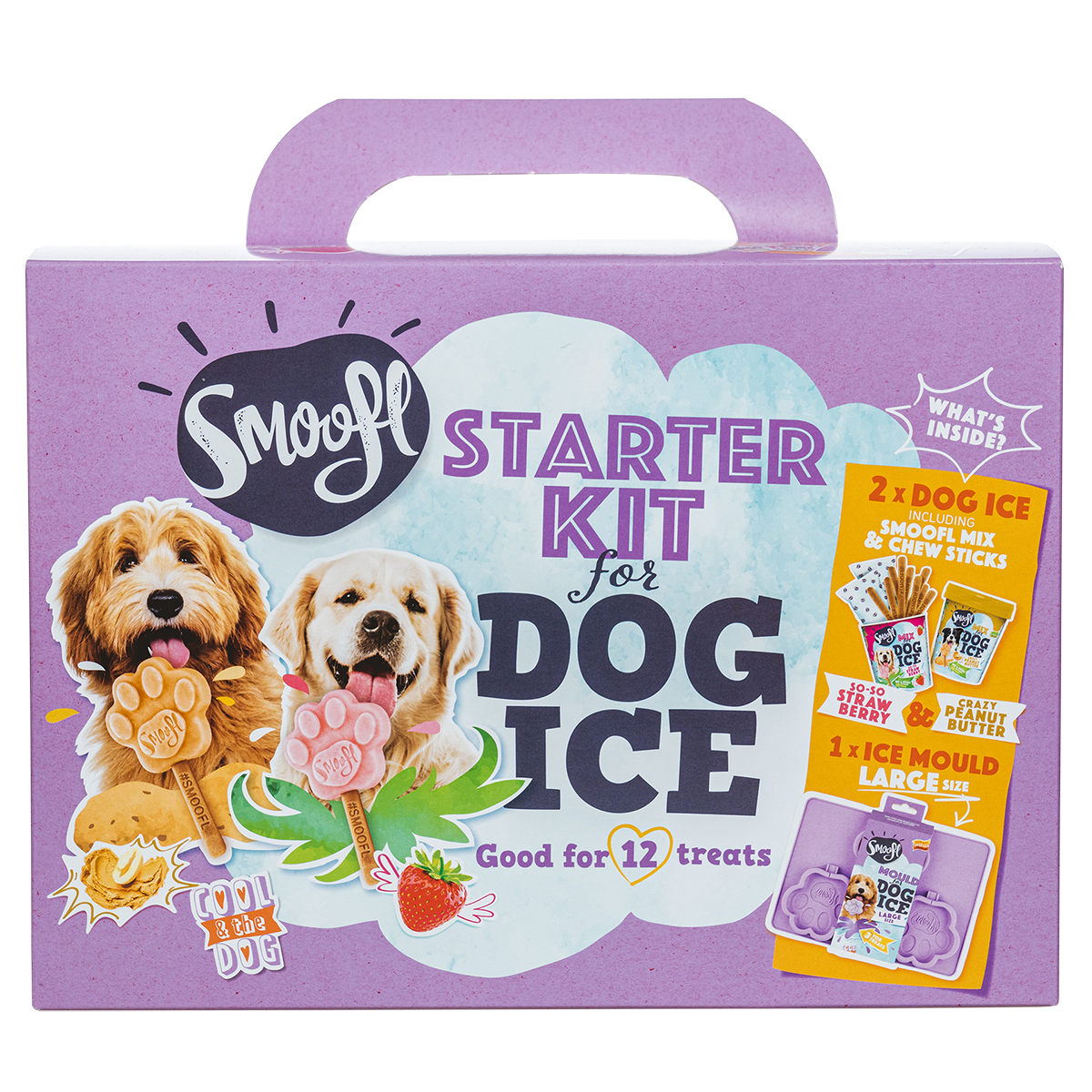 Smoofl Starter Kit Eis für Hunde - Large