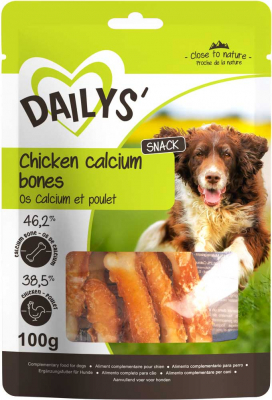 Os Calcium et Poulet pour chien DAILYS