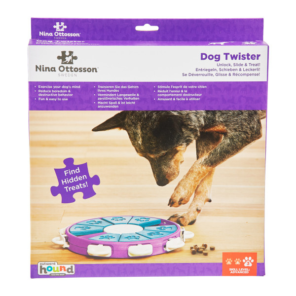 Lernspielzeug für Hunde Dog Twister - Level 3
