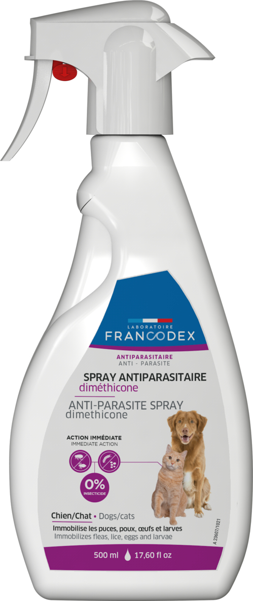 Spray Dimethicone voor honden en katten