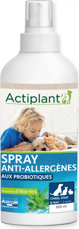 Actiplant Spray Anti-Allergènes 2en1 pour chien, chat et NAC