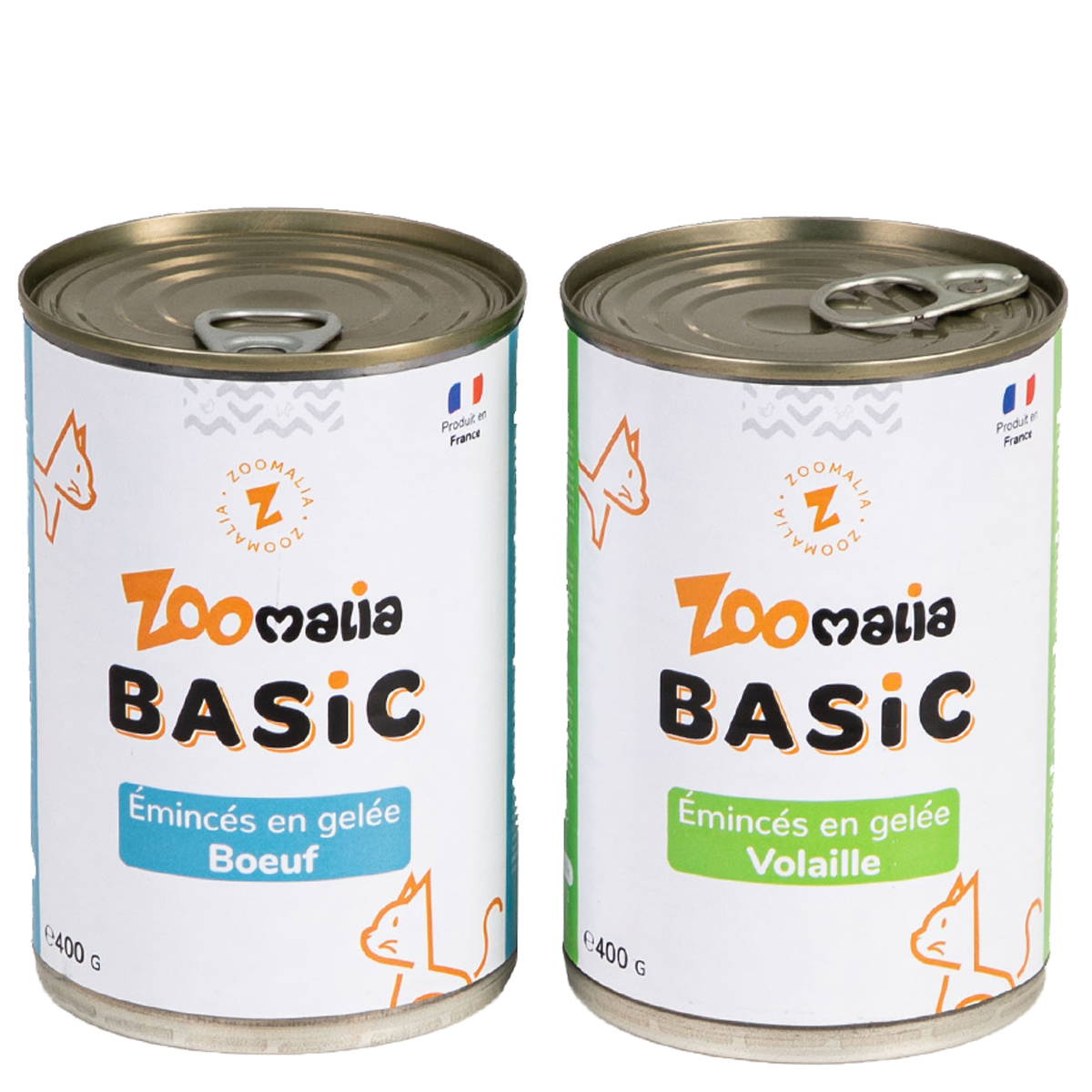 Zoomalia Basic Gehacktes in Gelee für Katzen - 2 Geschmacksrichtungen zur Auswahl