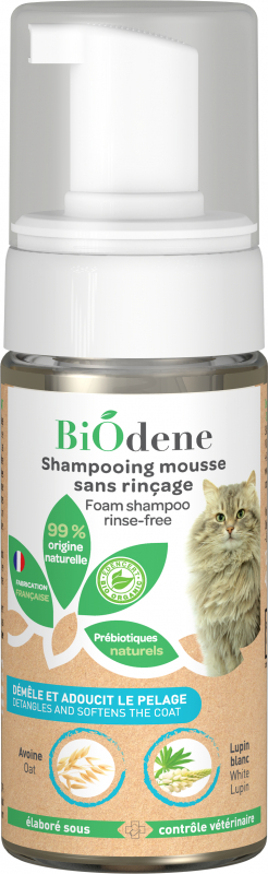 Biodene Shampoing Mousse Chat 