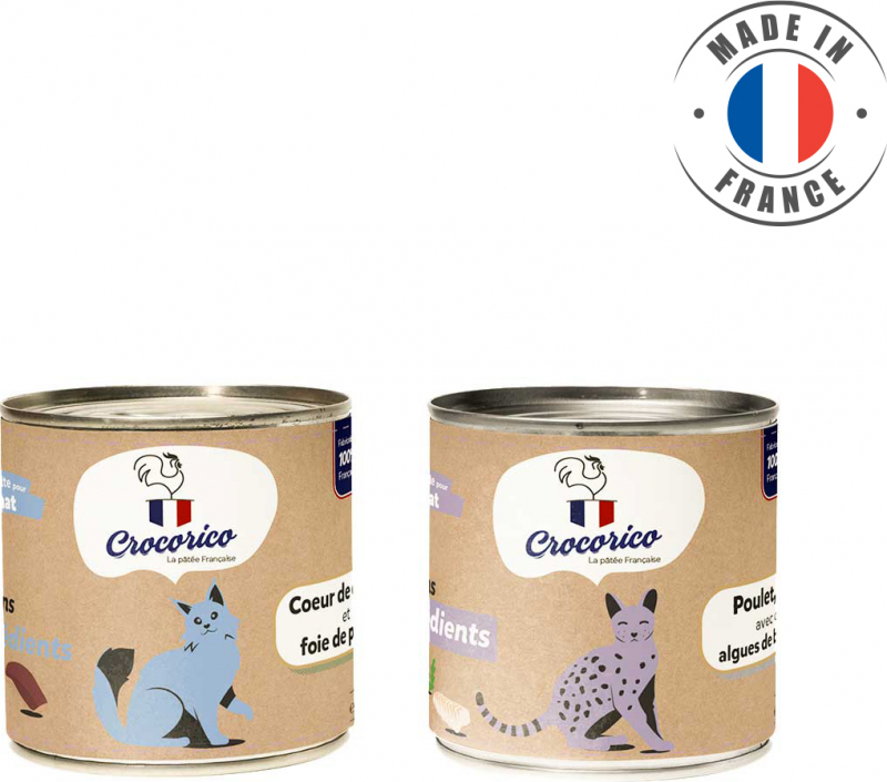 CROCORICO Mousse para gatos sin cereales - 3 recetas a elegir
