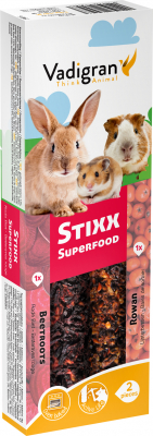 Baguettes Stixx pour Lapin, cobaye & hamster - plusieurs saveurs disponibles