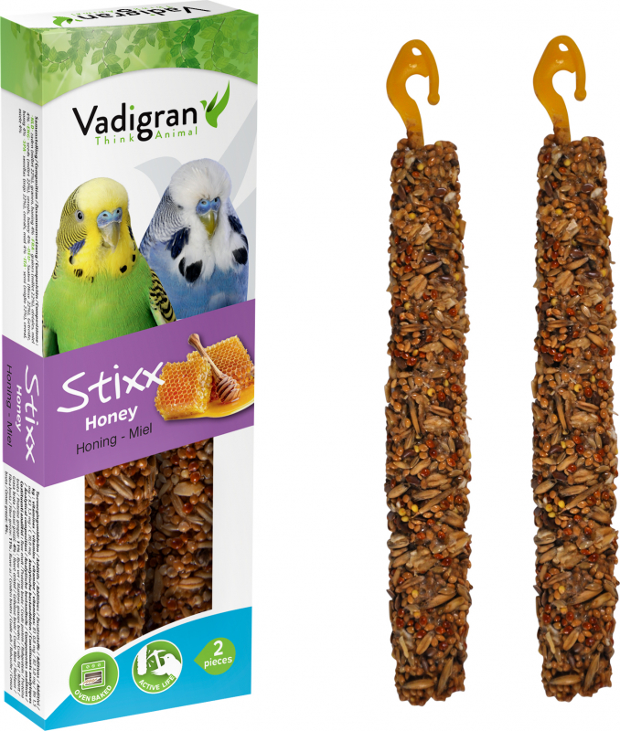 Stixx Stäbchen für Papagei mit Honig
