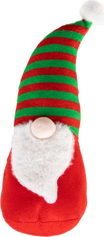 Peluche Père Noël avec bonnet pour chien Zolia