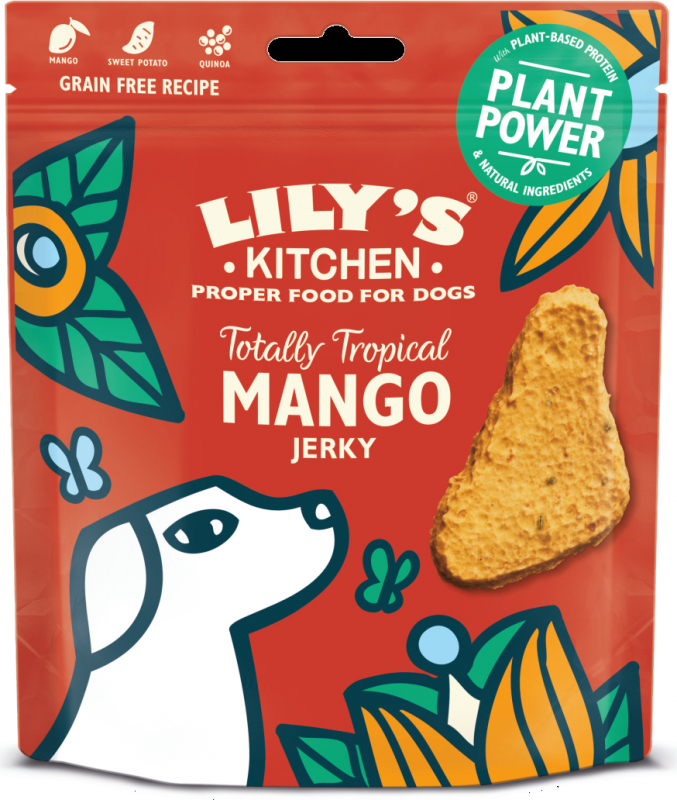 LILY'S KITCHEN Friandises Jerky saveur Mangue pour chien