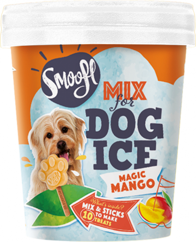 Smoofl Eis-Mix für ausgewachsene Hunde - Mango