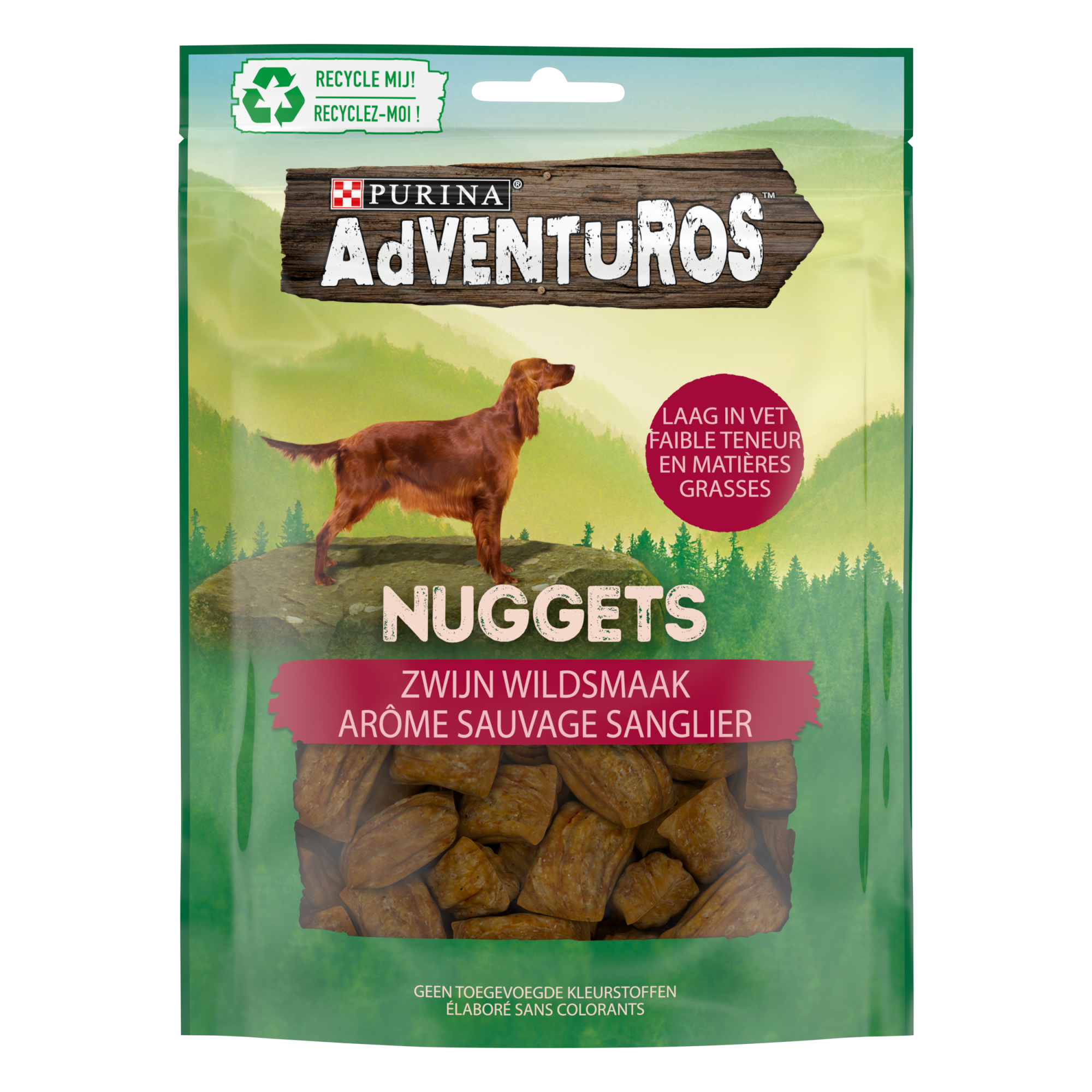 Adventuros guloseimas Nuggets aroma selvagem Javali para cães