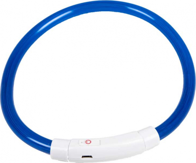 Collier anneau lumineux bleu USB Zolia Lumoz