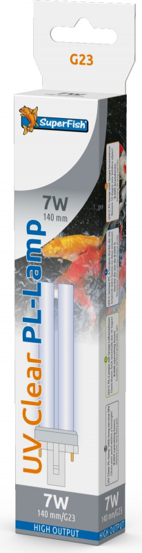 Superfish lámpara UVC universal 5 a 55W para esterilizador UV