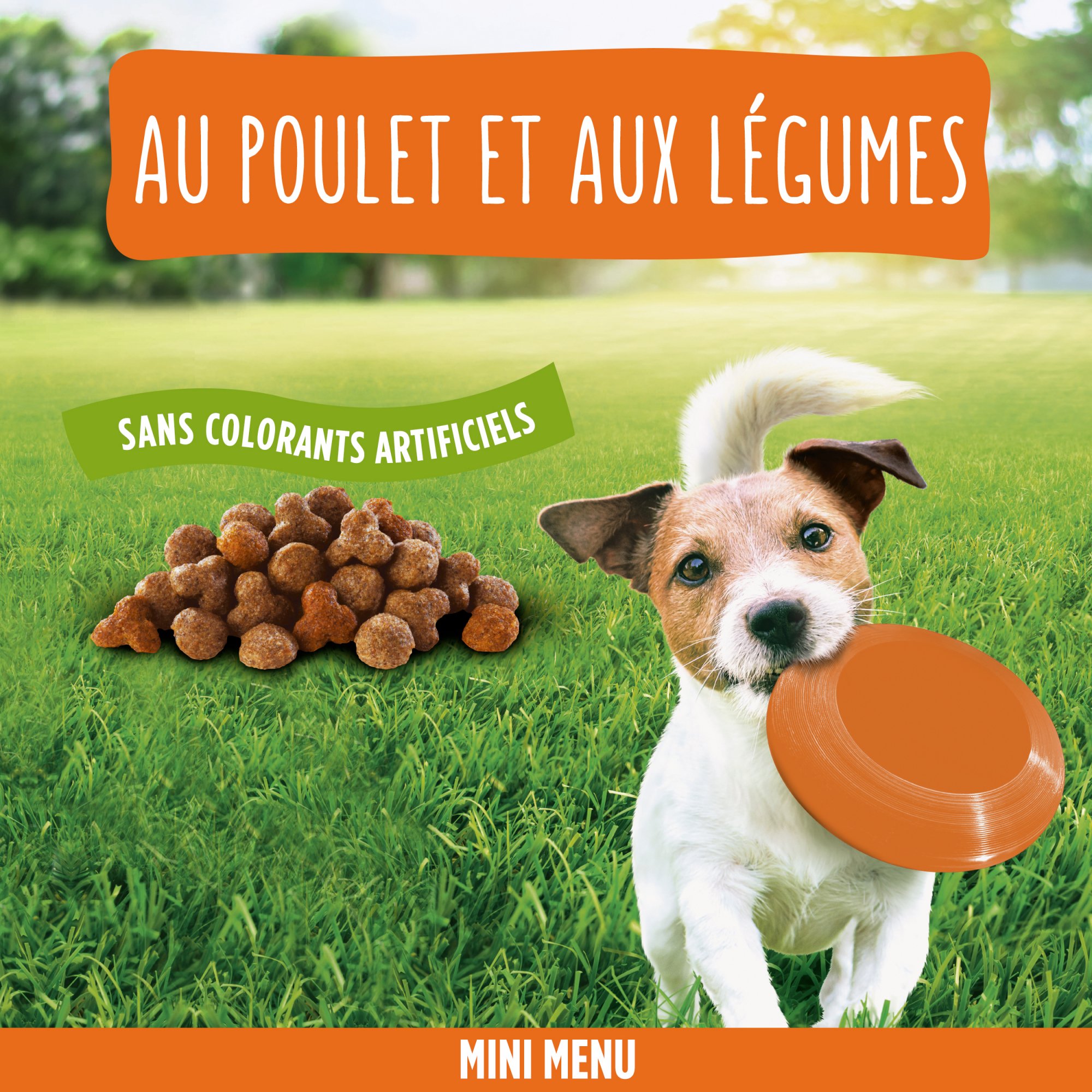 FRISKIES Mini Menu au poulet pour chien adulte de petite taille