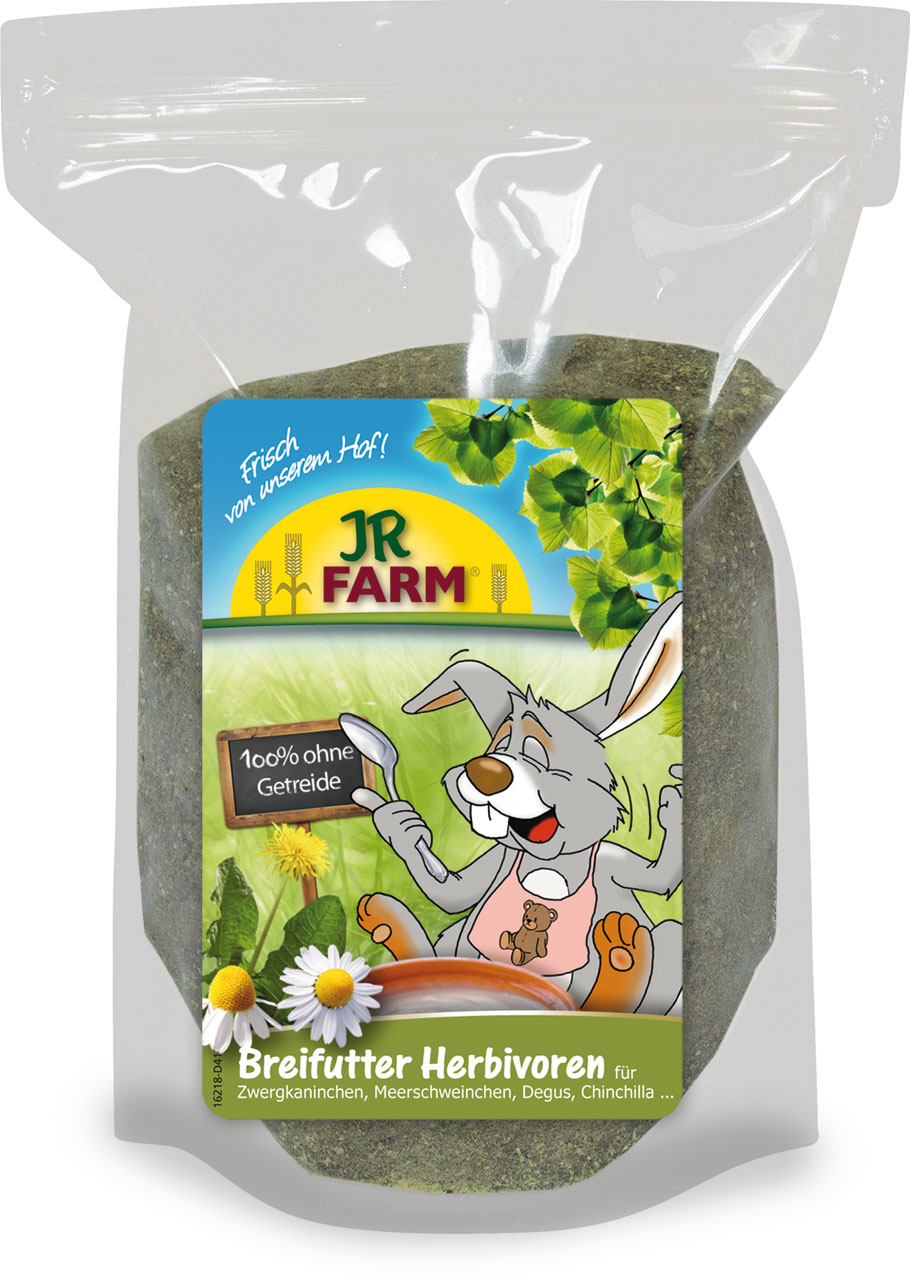 JR FARM Papilla para conejos enanos y roedores