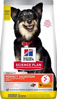 HILL'S Science Plan Perfect Digestion Small & Mini pour petit chien