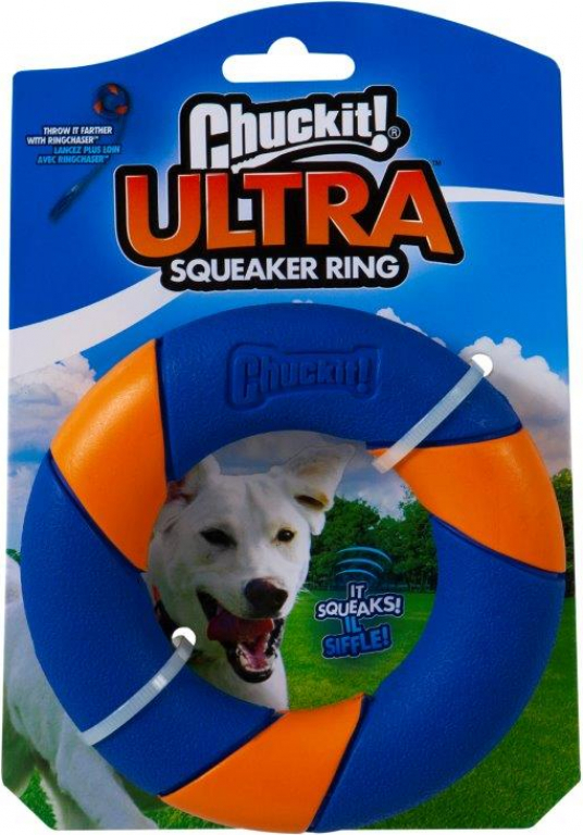 Anel de lançamento Chuckit! Ultra Squeaker Ring