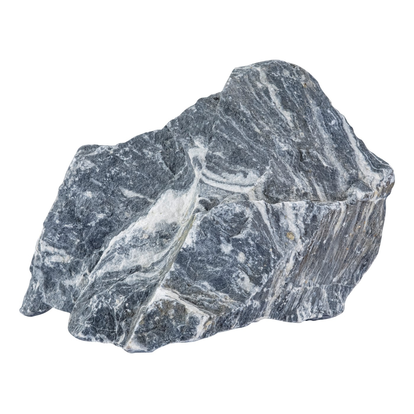 Sera Rock Zebra Stone Roccia naturale grigia e bianca aquascaping