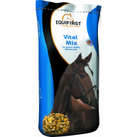 Equifirst Vital Mix aliment floconné sans avoine pour chevaux et poneys de sport et de loisir