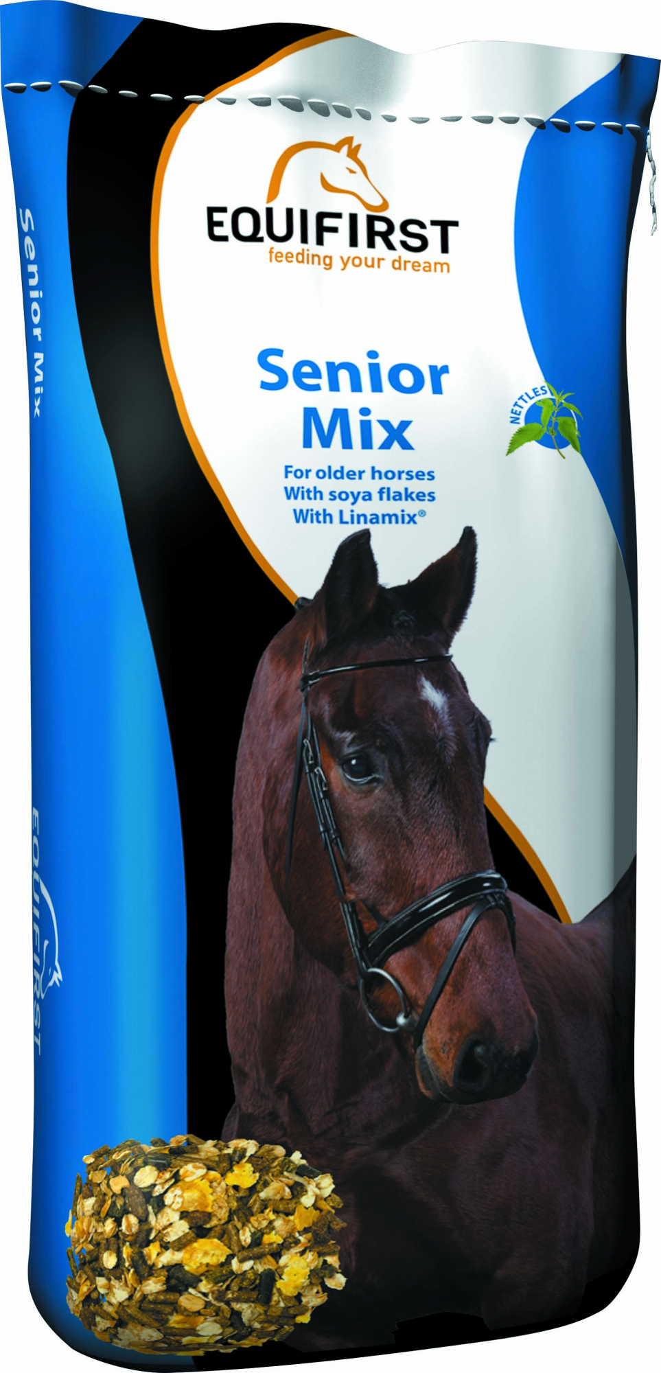 Equifirst Senior Mix Flockenmischung für ältere Pferde und Ponys