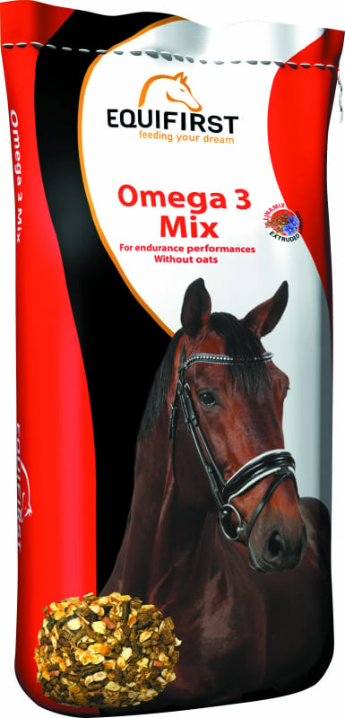 Equifirst Omega 3 Mix pour chevaux devant fournir des efforts de longue durée