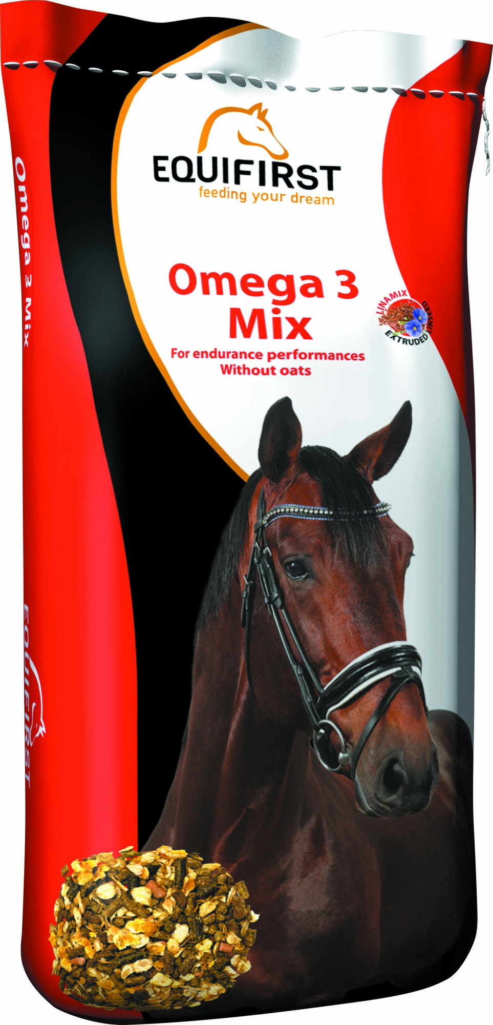 Equifirst Omega 3 Mix para cavalos que efetuam esforços prolongados