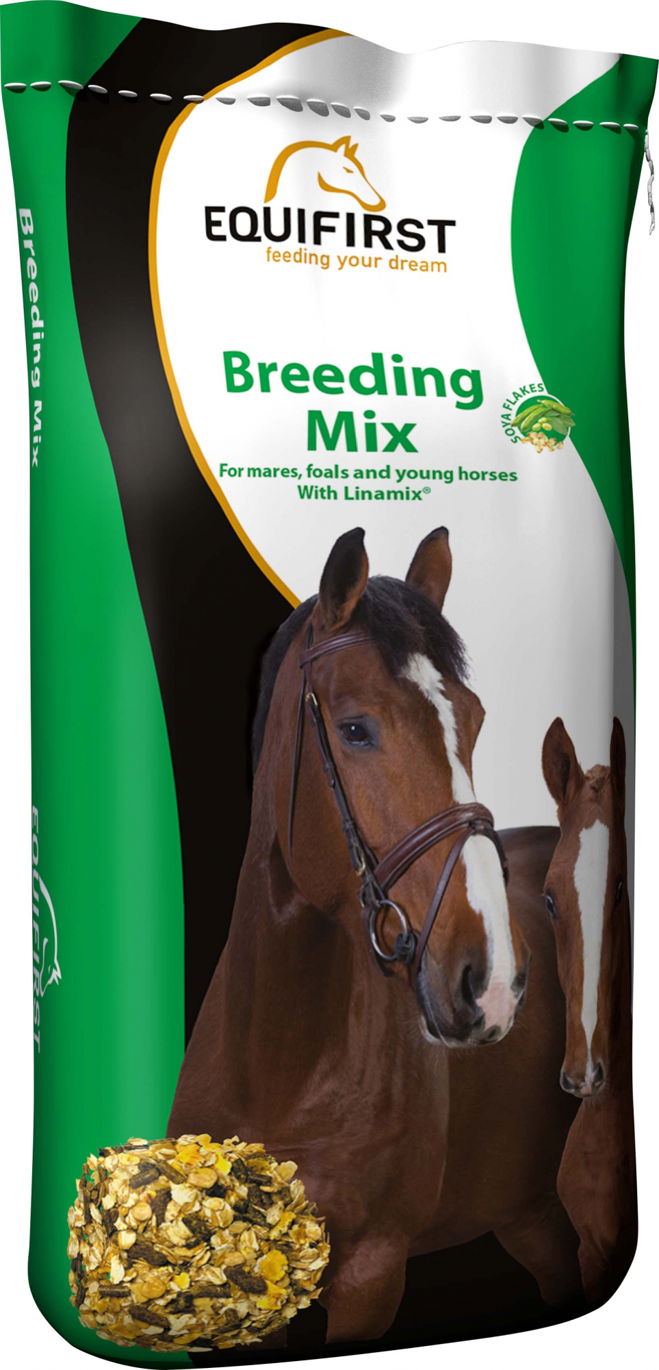 Equifirst Breeding Mix alimento per cavalle in gestazione, allattamento e puledri fino a 3 anni