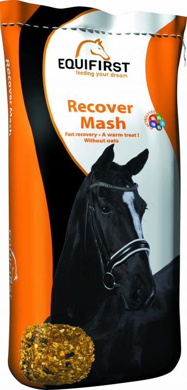 Equifirst Recover Mash aliment sans avoine, riche en vitamines et minéraux pour chevaux