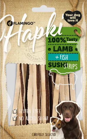 Leckereien für Hunde HAPKI Sushi Lamm und Fisch