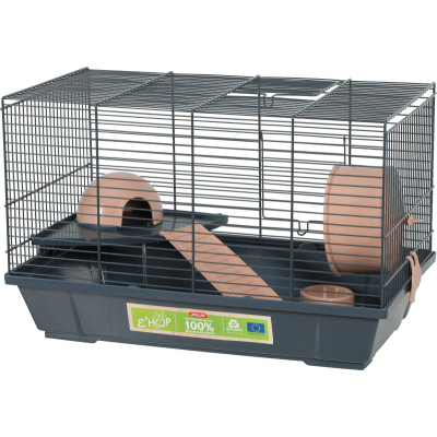 Basics Small Animal Metal Pet Cage with Wheels 