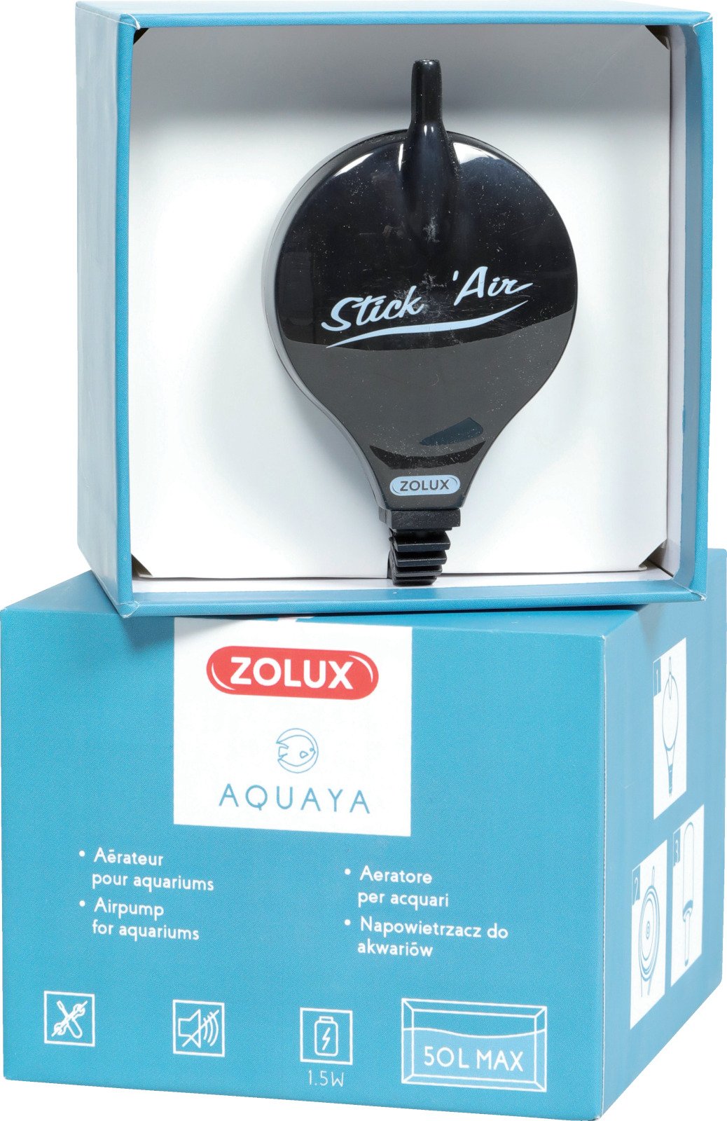 Kit pompe à air Stick'air Aquaya - plusieurs coloris disponibles