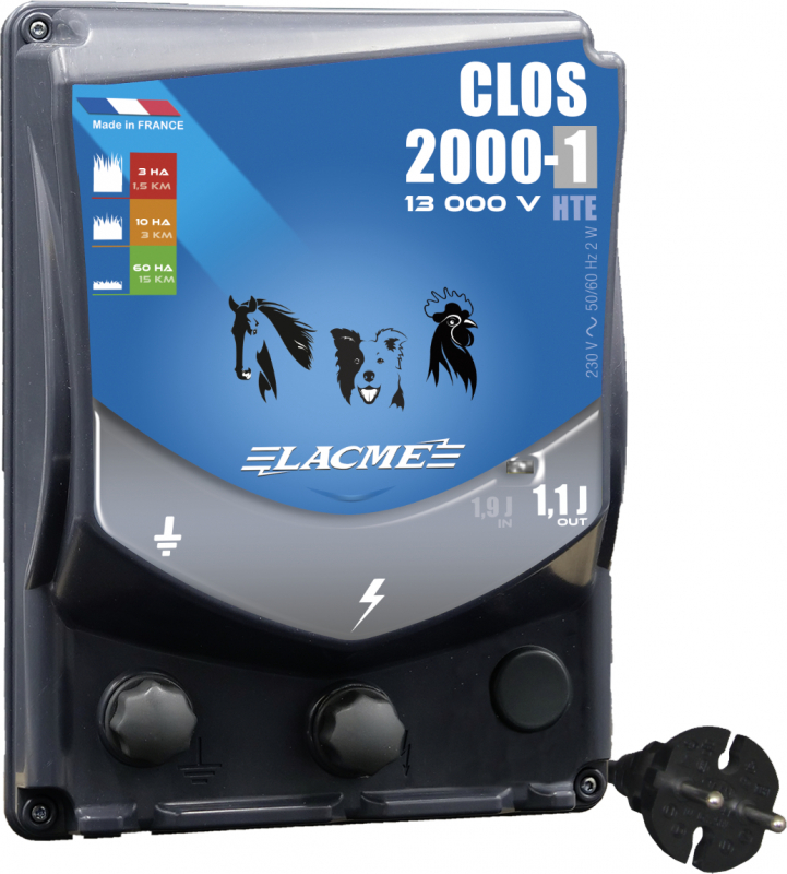 Électrificateur secteur Lacmé Clos 2000-1