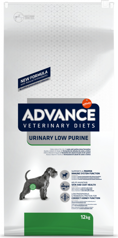 ADVANCE VETERINARY DIETS Urinary Low Purine para cães