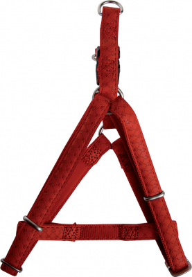Harnais réglable Mac Leather rouge