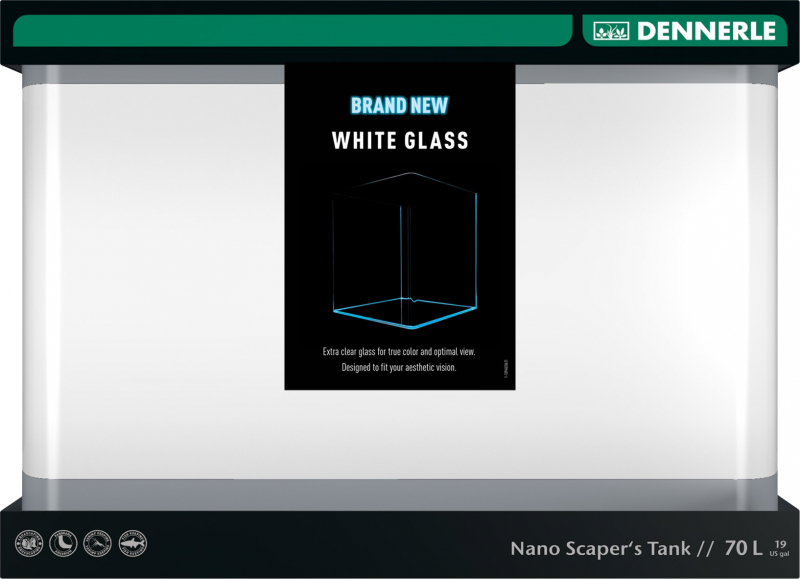 Dennerle Nano Scaper's Tank White Glass
