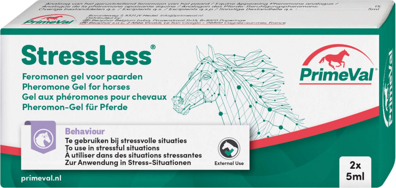 PrimeVal STRESSLESS, gel de feromonas para caballos