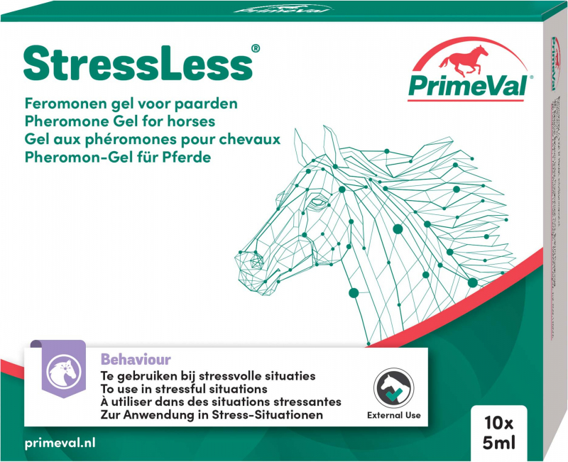 PrimeVal STRESSLESS, gel de feromonas para caballos
