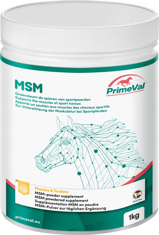 PrimeVal MSM complément alimentaire pour cheval sportif