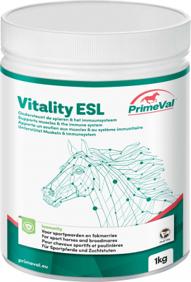 PrimeVal VITALITY ESL suplemento para caballos de deporte y yeguas de cría